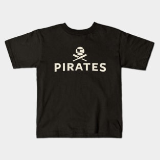 Pittsburgh Pirates 4 by Buck Tee Originals Kids T-Shirt